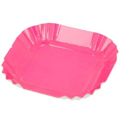 Garcia de Pou García de Pou 185.48 Mini Platos Cuadrados, 5.5 x 5.5 cm, Set de 100, Fucsia Garcia de Pou García de Pou 185.48 Mini Platos Cuadrados, 5.5 x 5.5 cm, Set de 100, Fucsia