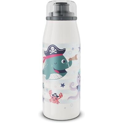 Alfi Botella Térmica - Termo para Niños 0,35l Piratas Valientes Blanco - Botella Térmica Alfi Botella Térmica - Termo para Niños 0,35l Piratas Valientes Blanco - Botella Térmica
