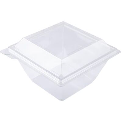 ALPHAFORM 30 tarros cuadrados 500 ml con tapas de cristal ALPHAFORM 30 tarros cuadrados 500 ml con tapas de cristal