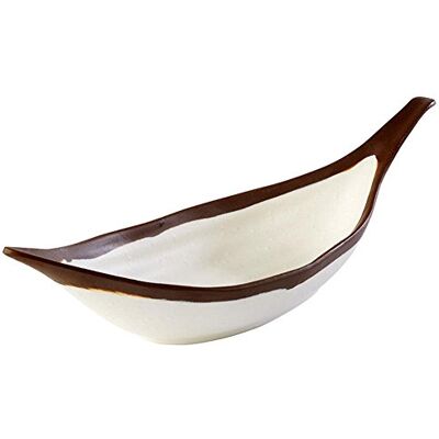 APS hojas Carcasa – Crocker de melamina, color crema, 30,5 x 10 x 7,5 cm APS hojas Carcasa – Crocker de melamina, color crema, 30,5 x 10 x 7,5 cm