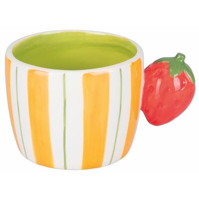 Tivoli Fruit Life Taza de cerámica (350 ml), diseño de fresas Tivoli Fruit Life Taza de cerámica (350 ml), diseño de fresas