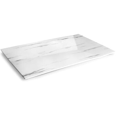 LACOR Bandeja de Melamina Efecto Mármol, Apto para Buffet LACOR Bandeja de Melamina Efecto Mármol, Apto para Buffet