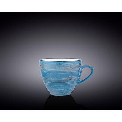 Wilmax Taza de porcelana (300 ml), color azul Wilmax Taza de porcelana (300 ml), color azul