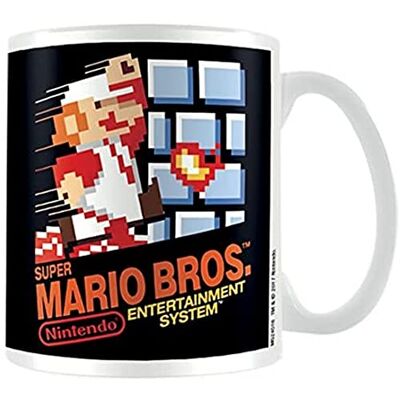 Pyramid Super Mario NES Cover Sin clasificar Taza multicolor cerámica Pyramid Super Mario NES Cover Sin clasificar Taza multicolor cerámica