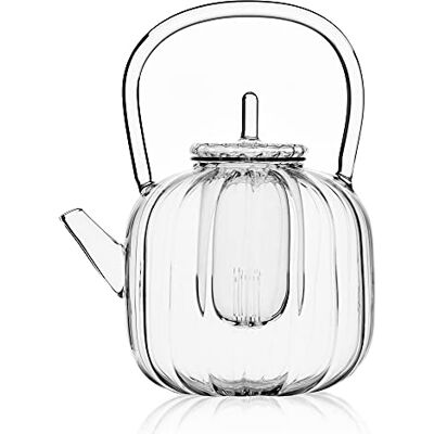 Tetera 'Cha No Yu' de Ichendorf Milano - Inspirada en Japón, Borosilicato, con Filtro Tetera 'Cha No Yu' de Ichendorf Milano - Inspirada en Japón, Borosilicato, con Filtro