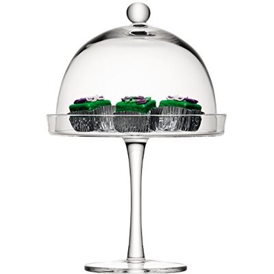 LSA International Vienna Soporte para tartas & Cúpula Ø23/Ø20.5cm H34.5cm Transparente LSA International Vienna Soporte para tartas & Cúpula Ø23/Ø20.5cm H34.5cm Transparente