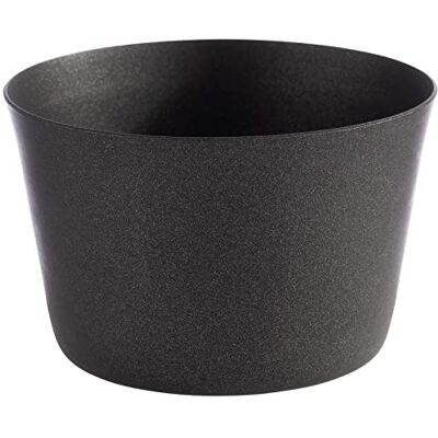APS Cuenco Levante de 8,5 cm de diámetro, altura: 5,5 cm, acero inoxidable, color: gris y negro, 0,2 litros APS Cuenco Levante de 8,5 cm de diámetro, altura: 5,5 cm, acero inoxidable, color: gris y negro, 0,2 litros