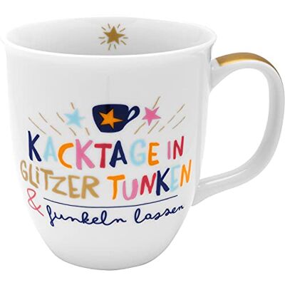 Sheepworld 47375 Taza - Diseño Colorido y Oro - 40cl - Taza Sheepworld 47375 Taza - Diseño Colorido y Oro - 40cl - Taza