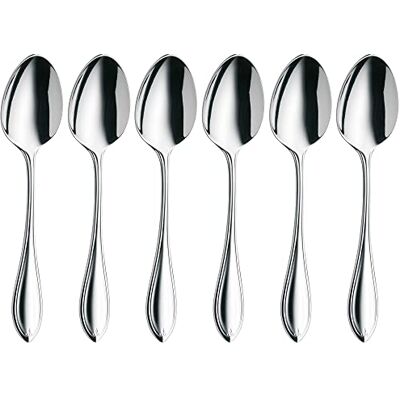 WMF Premiere Set 6 cucharas de Moca, cromargan Protect, Color Plateado WMF Premiere Set 6 cucharas de Moca, cromargan Protect, Color Plateado