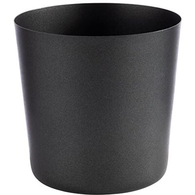 APS LEVANTE Cuenco (diámetro: 8,5 cm, altura: 8,5 cm, acero inoxidable, 0,4 L), color gris y negro APS LEVANTE Cuenco (diámetro: 8,5 cm, altura: 8,5 cm, acero inoxidable, 0,4 L), color gris y negro