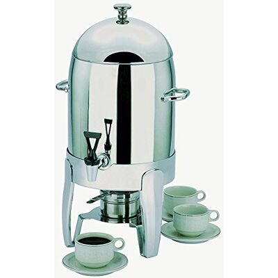 APS café dispensador Happy Hour 31 cm x 33,5 cm, altura 54,5 cm 10,5 L, 18/8 acero inoxidable pulido, para café, té u otras bebidas calientes APS café dispensador Happy Hour 31 cm x 33,5 cm, altura 54,5 cm 10,5 L, 18/8 acero inoxidable pulido, para café, té u otras bebidas calientes