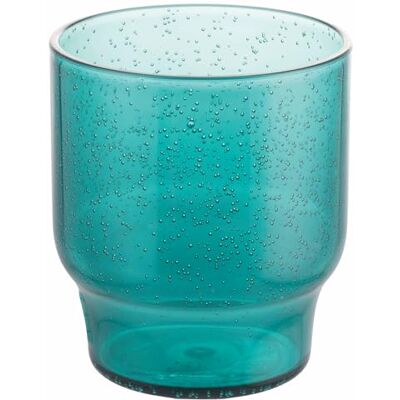 Tivoli Juego de 6 vasos de agua de 325 ml con burbujas azules, de plástico, MS, rueda panorámica, único Tivoli Juego de 6 vasos de agua de 325 ml con burbujas azules, de plástico, MS, rueda panorámica, único