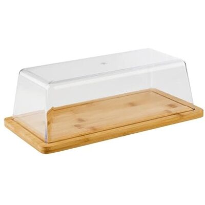 Plato de servicio en bambú APS con tapa - 32x16,5cm Plato de servicio en bambú APS con tapa - 32x16,5cm