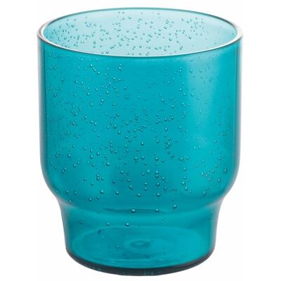 Tivoli Set 6 vasos agua 325 ml burbujas celeste, plástico MS Pool Party, Unico Tivoli Set 6 vasos agua 325 ml burbujas celeste, plástico MS Pool Party, Unico