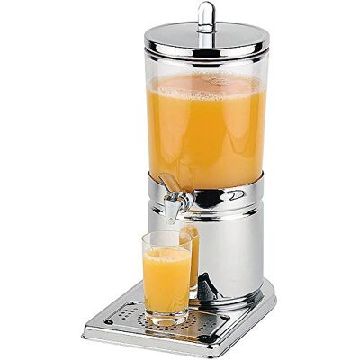 APS 10700 Dispensador de zumo, 23 x 35 cm, altura: 52 cm, acero inoxidable 18/8, SAN, 1 acumulador de frío con soporte APS 10700 Dispensador de zumo, 23 x 35 cm, altura: 52 cm, acero inoxidable 18/8, SAN, 1 acumulador de frío con soporte