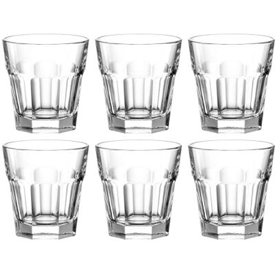 Leonardo 012999 Rock Juego de 6 Vasos Bajos Leonardo 012999 Rock Juego de 6 Vasos Bajos