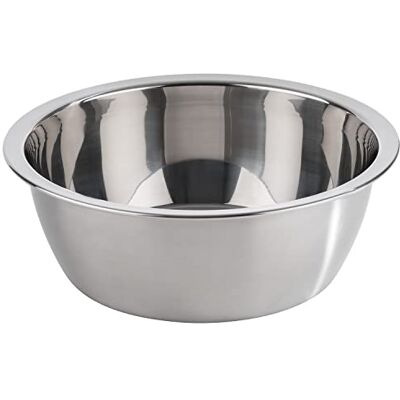 APS Cuenco de acero inoxidable, 26 cm de diámetro, 3 litros, apto para lavavajillas, también apto para 85250 APS Cuenco de acero inoxidable, 26 cm de diámetro, 3 litros, apto para lavavajillas, también apto para 85250