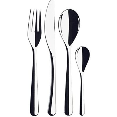 iittala Piano Cubertería 24 Piezas, Acero Inoxidable, Plata, 43.7 x 25,7 x 5 cm iittala Piano Cubertería 24 Piezas, Acero Inoxidable, Plata, 43.7 x 25,7 x 5 cm
