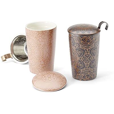 TEA SOUL • Taza Mandala 350 ml • Colores surtidos TEA SOUL • Taza Mandala 350 ml • Colores surtidos