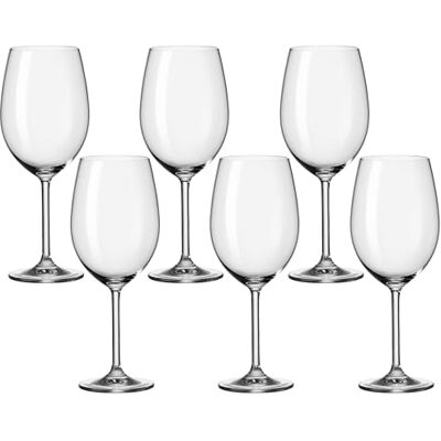 Leonardo Daily Copas de Vino Tinto, 6 Unidades, Transparente Leonardo Daily Copas de Vino Tinto, 6 Unidades, Transparente