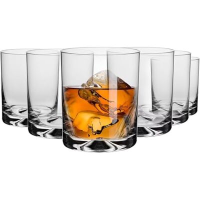 Krosno Vasos de whisky Juego de 6, 350 ml, Colección Mixology Vaso para brandy, coñac, bourbon, ron, agua, Cristal sin plomo, Apto para lavavajillas, Cristalería elegante, Idea de regalo Krosno Vasos de whisky Juego de 6, 350 ml, Colección Mixology Vaso para brandy, coñac, bourbon, ron, agua, Cristal sin plomo, Apto para lavavajillas, Cristalería elegante, Idea de regalo