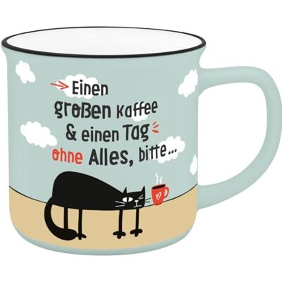 Sheepworld H:PPY life Taza con diseño de café (porcelana, 55 cl, con cinta de regalo) Sheepworld H:PPY life Taza con diseño de café (porcelana, 55 cl, con cinta de regalo)