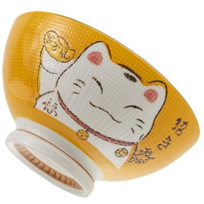 lachineuse – Cuenco grande para ramen japonés – Tinte amarillo ⌀ 17,5 cm – Capacidad 1000 ml – Gato Maneki Neko – Cuenco de arroz, desayuno y sopa – Decoración de Asia y Japón – Regalo de vajilla lachineuse – Cuenco grande para ramen japonés – Tinte amarillo ⌀ 17,5 cm – Capacidad 1000 ml – Gato Maneki Neko – Cuenco de arroz, desayuno y sopa – Decoración de Asia y Japón – Regalo de vajilla