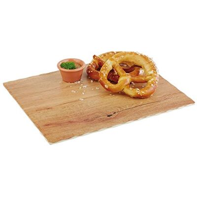 APS Bandeja de melamina efecto roble GN565, 1/2 GN APS Bandeja de melamina efecto roble GN565, 1/2 GN