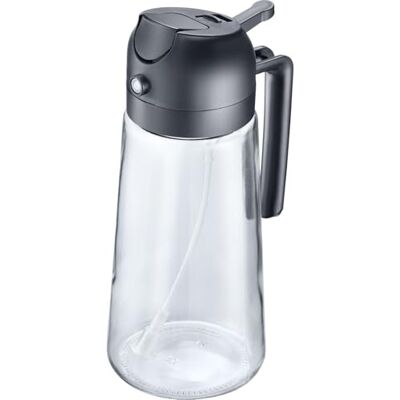 Westmark Pulverizador de aceite – Dispensador de aceite extragrande con función de pulverización precisa, ideal para airfryer, sartén y parrilla, spray de cocción para freír sin grasa, 600 ml Westmark Pulverizador de aceite – Dispensador de aceite extragrande con función de pulverización precisa, ideal para airfryer, sartén y parrilla, spray de cocción para freír sin grasa, 600 ml
