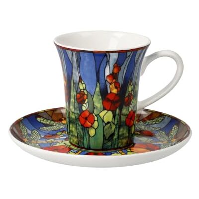 Goebel Taza de espresso Libélula Tiffany Artis Orbis Goebel Taza de espresso Libélula Tiffany Artis Orbis