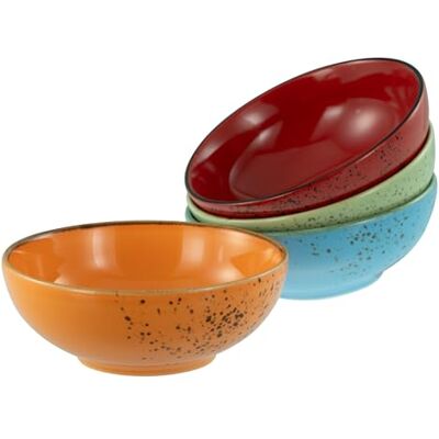 Creatable , , Serie Nature Collection Mediterran, 4-teiliges Geschirrset für 4 Personen, Smoothie Bowl aus Steinzeug, spülmaschinen- und mikrowellengeeignet, Qualitätsproduktion Creatable , , Serie Nature Collection Mediterran, 4-teiliges Geschirrset für 4 Personen, Smoothie Bowl aus Steinzeug, spülmaschinen- und mikrowellengeeignet, Qualitätsproduktion