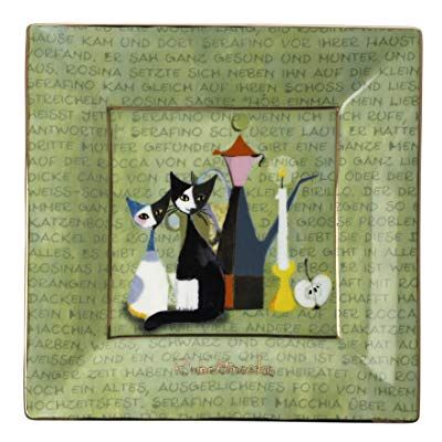 Goebel Rosina Wachtmeister Cuenco coleccionable (porcelana, 16 x 2 cm), diseño de La Storia di Serafino Goebel Rosina Wachtmeister Cuenco coleccionable (porcelana, 16 x 2 cm), diseño de La Storia di Serafino