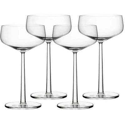 iittala Essence Juego de 4 copas de ginebra y cóctel (cristal, 8,20 x 10,70 x 19 cm, 63 cl) iittala Essence Juego de 4 copas de ginebra y cóctel (cristal, 8,20 x 10,70 x 19 cm, 63 cl)