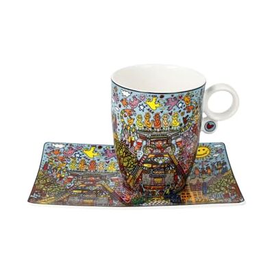 Goebel Taza de artista Remenber Those Cool Coal Days James Rizzi – Pop Art Goebel Taza de artista Remenber Those Cool Coal Days James Rizzi – Pop Art