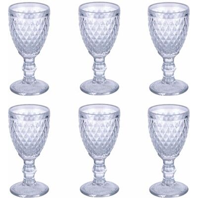 Tivoli Madame Juego de 6 licores de cristal transparente, 50 ml Tivoli Madame Juego de 6 licores de cristal transparente, 50 ml