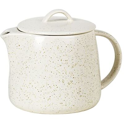 Broste Copenhagen Nordic Vanilla Tetera (gres, 11,6 x 14,5 x 12 cm), color vainilla Broste Copenhagen Nordic Vanilla Tetera (gres, 11,6 x 14,5 x 12 cm), color vainilla