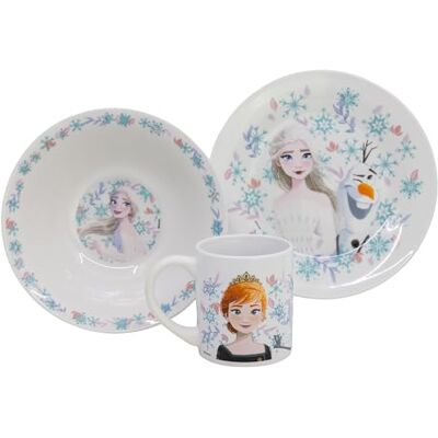 Stor SET MERIENDA CERAMICA (PLATO, CUENCO, TAZA) EN CAJA DE REGALO 3 PCS FROZEN Stor SET MERIENDA CERAMICA (PLATO, CUENCO, TAZA) EN CAJA DE REGALO 3 PCS FROZEN