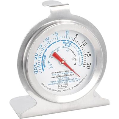 Garcia de Pou García de Pou Termómetro Refrigerador/Congelador -29º A 20ºc, 6.2 x 7.3 x 4 cm, Set de 144, Plateado Garcia de Pou García de Pou Termómetro Refrigerador/Congelador -29º A 20ºc, 6.2 x 7.3 x 4 cm, Set de 144, Plateado