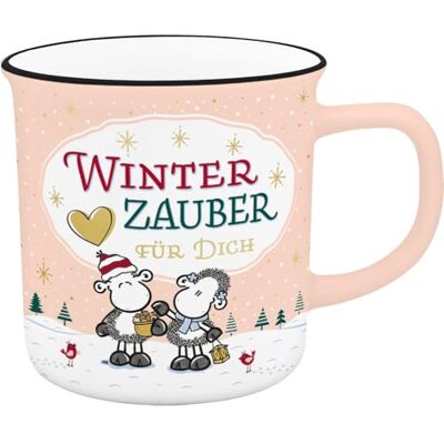 Sheepworld Taza XL con diseño de magia invernal, taza de café grande de porcelana, 52 cl, taza con estampado colorido regalo para Navidad, Año Nuevo, calendario de Adviento Sheepworld Taza XL con diseño de magia invernal, taza de café grande de porcelana, 52 cl, taza con estampado colorido regalo para Navidad, Año Nuevo, calendario de Adviento