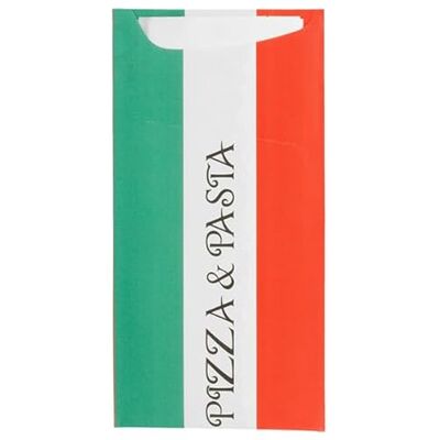 Garcia de Pou García de Pou 100 Unidades García de Pou 169.58 Bolsas Cubiertos con Servilleta Just in Time Pizza y Pasta, 90 10 Pe G M2, 11.2 x 22.5 cm, Blanco Celulosa Garcia de Pou García de Pou 100 Unidades García de Pou 169.58 Bolsas Cubiertos con Servilleta Just in Time Pizza y Pasta, 90 10 Pe G M2, 11.2 x 22.5 cm, Blanco Celulosa