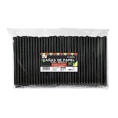 DON PALILLO 250 Pajitas de papel de color negro para cóctel. De 150 x 8mm. 100% Biodegradables y compostables. DON PALILLO 250 Pajitas de papel de color negro para cóctel. De 150 x 8mm. 100% Biodegradables y compostables.