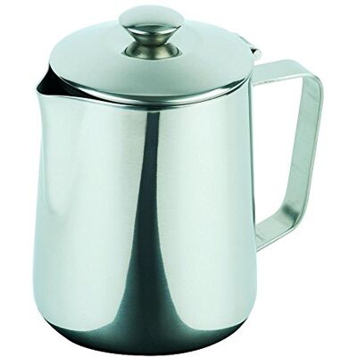 APS Cafetera con tapa (12 cm de diámetro, 18,5 cm de altura, 1,5 L, acero inoxidable, acabado espejo) APS Cafetera con tapa (12 cm de diámetro, 18,5 cm de altura, 1,5 L, acero inoxidable, acabado espejo)