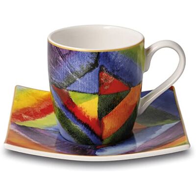 Goebel Taza de café Espresso Wassily Kandinsky Estudio de Color Artis Orbis Goebel Taza de café Espresso Wassily Kandinsky Estudio de Color Artis Orbis
