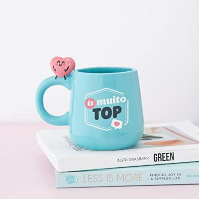 Mr. Wonderful Caneca coração – És muito top Mr. Wonderful Caneca coração – És muito top