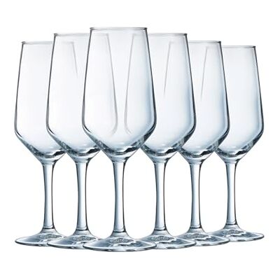 Arcoroc – Colección Silhouette – Set de 6 flautas 18 cl – Fabricadas en Francia – Embalaje reforzado Arcoroc – Colección Silhouette – Set de 6 flautas 18 cl – Fabricadas en Francia – Embalaje reforzado
