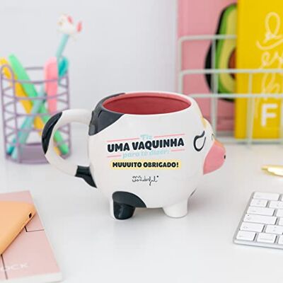 Mr. Wonderful Caneca Fiz uma vaquinha para te dizer: muuuito obrigado Mr. Wonderful Caneca Fiz uma vaquinha para te dizer: muuuito obrigado
