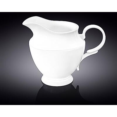 Wilmax Jarra de porcelana (1700 ml), color blanco Wilmax Jarra de porcelana (1700 ml), color blanco