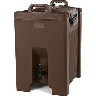 Carlisle FoodService Products Dispensador de Bebidas Aislado Cateraide con Asas para Catering, Cocinas y Restaurantes, Plástico, 39 litros, Marrón Carlisle FoodService Products Dispensador de Bebidas Aislado Cateraide con Asas para Catering, Cocinas y Restaurantes, Plástico, 39 litros, Marrón