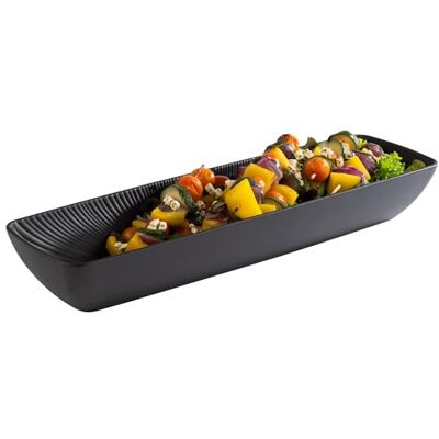 APS GN 2/4 bol -NERO- en negro, 53 x 16,2 cm, altura 7,5 cm, 3,5 litros APS GN 2/4 bol -NERO- en negro, 53 x 16,2 cm, altura 7,5 cm, 3,5 litros