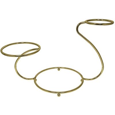 PME Soporte para Pasteles de 3 Niveles en Forma de Cisne con un Acabado en Dorado PME Soporte para Pasteles de 3 Niveles en Forma de Cisne con un Acabado en Dorado